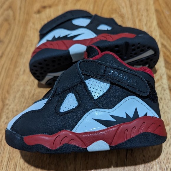 Jordan 8 Retro Baby/Toddler Shoes - Paprika - Size 5C - Picture 10 of 12